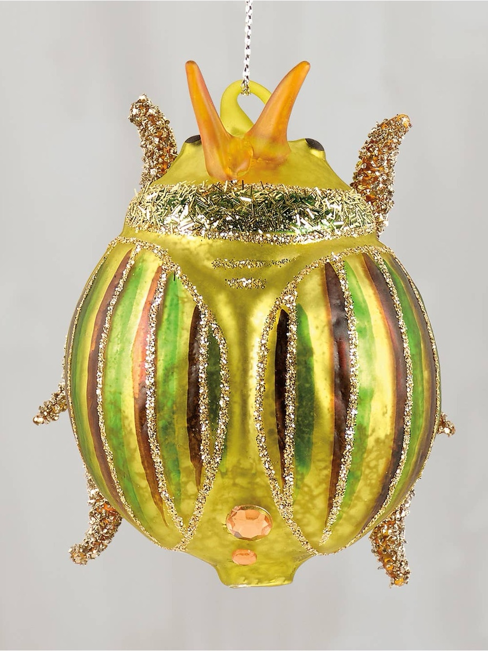 Primitives by Kathy Glass Beetle Ornament